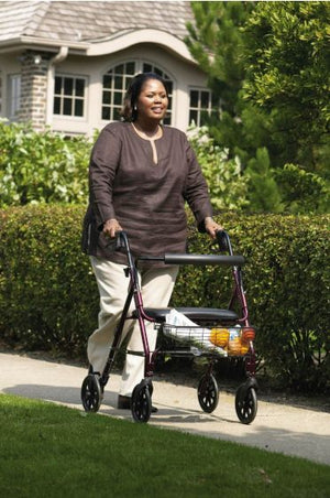 Medline Basic Aluminum Heavy-Duty Bariatric Rollator