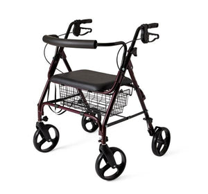 Medline Basic Aluminum Heavy-Duty Bariatric Rollator